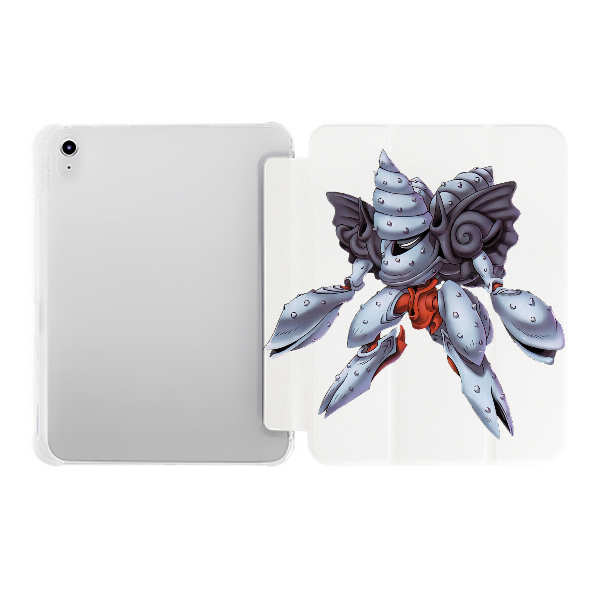 （画像用） 遊☆戯☆王 Yu-Gi-Oh! IPad ケース ペン収納付き 三つ折りスタンド PUレザー×シリコン 対応機種9.5/10.5/10.9インチ